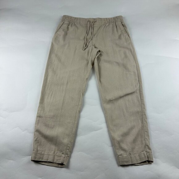 Old Navy A Stones Throw Linen Slim Leg Ankle Pant M - Picture 1 of 7